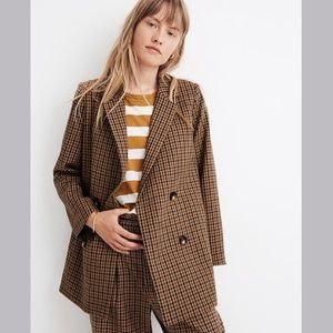 SOLD Madewell Double-Breasted Blazer in Desert